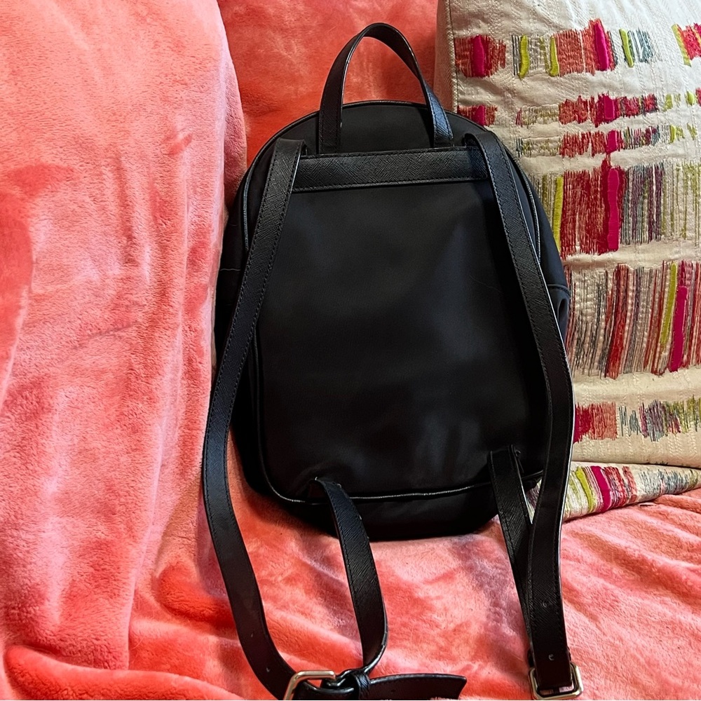 Kate Spade Wilson Road Small Bradley Backpack Black Nylon - Picture 4 of 9